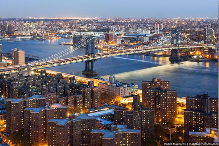 Руферы в Нью Йорке: как Большое Яблоко выглядит с высоты крыш города